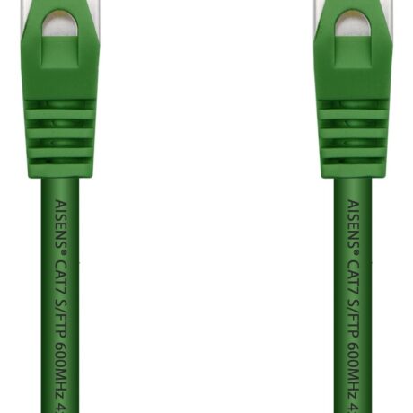 Cabo de Rede RJ45 Cat7 S/FTP Verde (2 mts) - AISENS