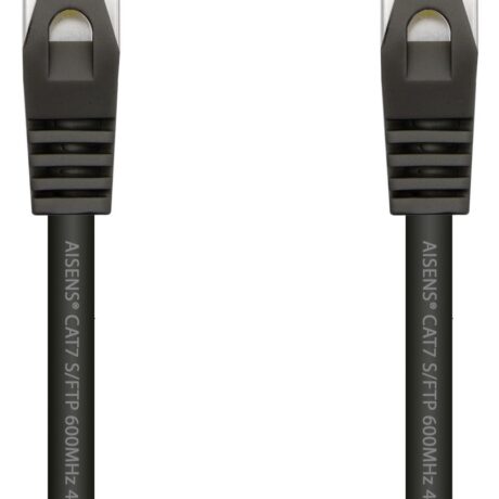 Cabo de Rede RJ45 Cat7 S/FTP Preto (1 metro) - AISENS