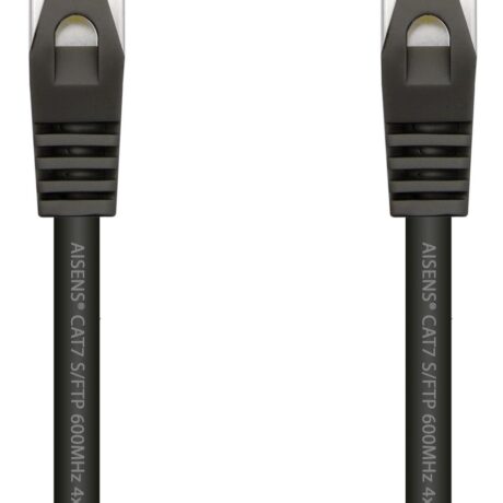 Cabo de Rede RJ45 Cat7 S/FTP Preto (2 mts) - AISENS