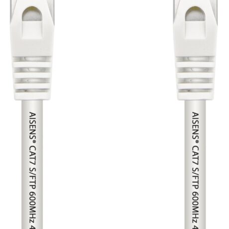 Cabo de Rede RJ45 Cat7 S/FTP Branco (2 mts) - AISENS