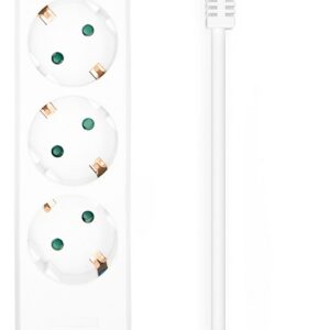 Extens?o Quadrupla Branco (1,4 mts) - AISENS
