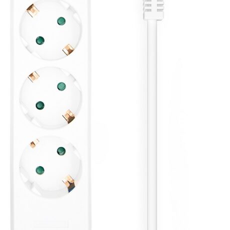 Extensão Quadrupla Branco (1,4 mts) - AISENS