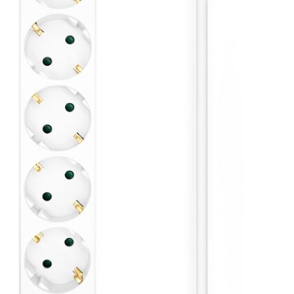 Extensão Sextupla c/ Interruptor Branco (1,4 mts) - AISENS