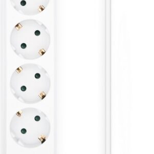 Extensão Quintupla Branco c/ Interruptor (1,4 mts) - AISENS