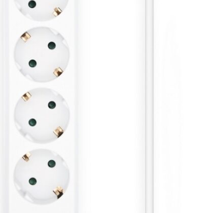 Extensão Quintupla Branco c/ Interruptor (1,4 mts) - AISENS