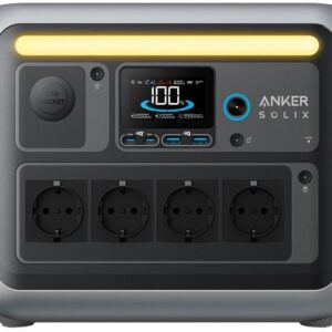 Bateria Portátil Solix C1000X 1056Wh 1800W (Preto/Cinzento) - ANKER
