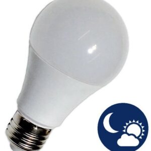 Lampada LED E27 A60 220V 9W Branco 4000K 806Lm c/ Sensor Crepuscular (Dia/Noite) - WELL