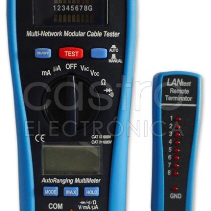 Multimetro Digital com Testador de Redes KM-LAN - K2M