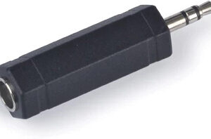 Ficha Adaptadora Jack 3,5mm Macho St?reo - Jack 6,3mm F?mea St?reo - FONESTAR