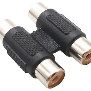 Ficha Adaptadora (Uni?o) 2 RCA F?mea - 2 RCA F?mea - FONESTAR