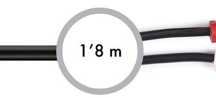 Cabo Jack 3,5mm Macho - 2 RCA Macho (1,8 mts) - FONESTAR