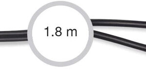 Cabo ?udio Jack 3,5mm F?mea - 2x RCA Macho 1,8m - FONESTAR