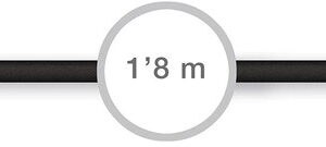 Cabo ?udio Jack 3,5mm Macho - Jack 3,5mm Macho (1,8 mts) - FONESTAR