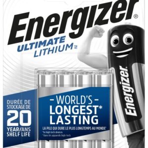 Blister 4x Pilhas Lithium Ultimate AAA R03 1,5V - ENERGIZER