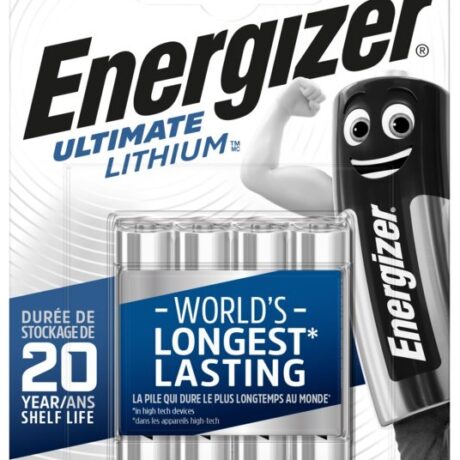 Blister 4x Pilhas Lithium Ultimate AAA R03 1,5V - ENERGIZER