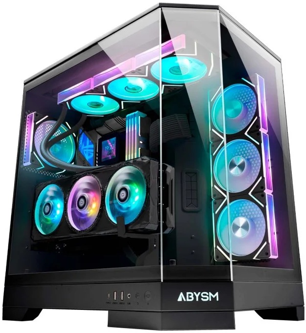Caixa E-ATX Danube Sava H600 (Preto) - ABYSM