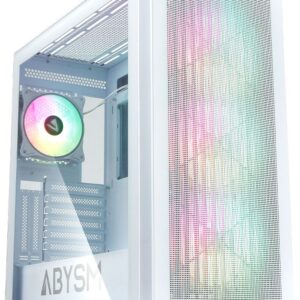 Caixa de PC E-ATX Danube Mura BX300 ARGB (Branco) - ABYSM