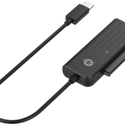 Cabo Adaptador USB-C - SATA 3.0 HDD/SDD 2.5 (Preto) - CONCEPTRONIC