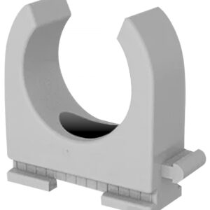 Abraçadeira PVC Tipo CLIP p/ Tubo VD 20mm