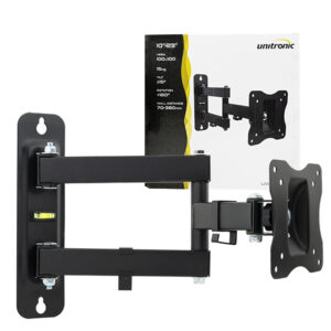 Suporte TV/LCD/LED/PLASMA 10 ~ 23 VESA100/100 15Kg (2 Braços) - UNITRONIC