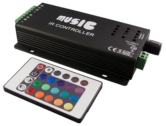 Controlador RGB através de Musica p/ Fitas de LED