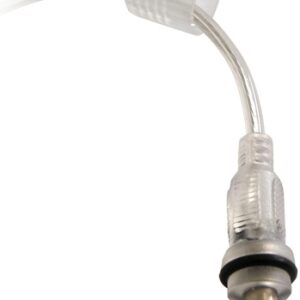 Ficha DC Imperme?vel com Fio (5,5/2,1/10mm) p/ Fita de LEDs