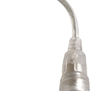 Ficha DC Impermeável com Fio (5,5/2,1/10mm) p/ Fita de LEDs