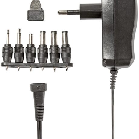 Adaptador/Transformador AC Universal 3 - 12V 1000mA (Preto) - NEDIS