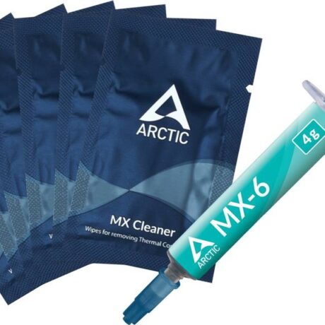 Pasta Térmica MX-6 4g + 6 Toalhetes de Limpeza MX Cleaner - ARCTIC