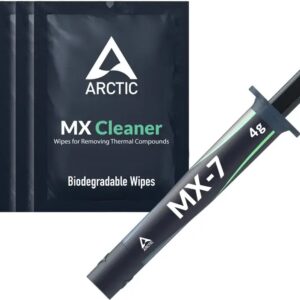 Pasta T?rmica MX-7 4g High Performance + 6 Toalhetes de Limpeza MX Cleaner - ARCTIC