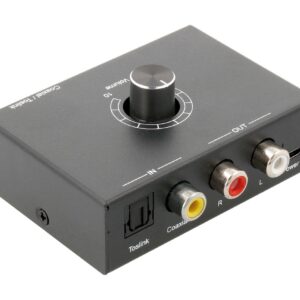 Conversor de Áudio Digital p/ Analógico c/ Controlo de Volume - NIMO