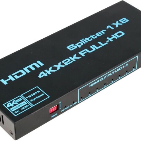 Distribuidor de Sinal HDMI 4K V2.0b (1 Entrada / 8 Saidas) - NIMO