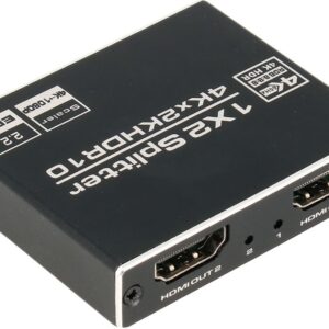 Distribuidor de Sinal HDMI 4K V2.0b (1 Entrada / 2 Saidas) - NIMO