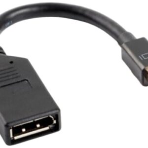 Adaptador DisplayPort - Mini DisplayPort Preto (12cm) - LANBERG