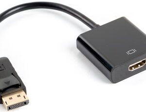 Conversor DisplayPort Macho - HDMI Femea (10cm) - LANBERG