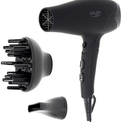 Secador de Cabelo 2600W (Preto) - ADLER