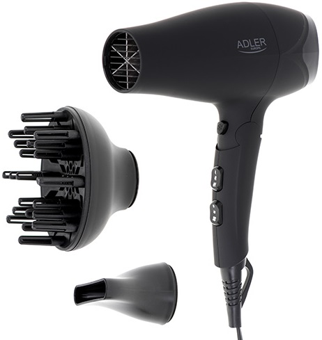 Secador de Cabelo 2600W (Preto) - ADLER