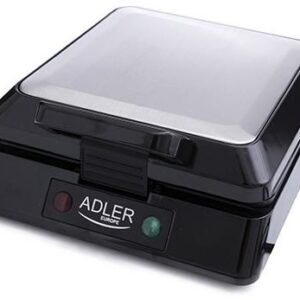 M?quina de Waffles 1500W p/ 4 Waffles (Preto) - ADLER