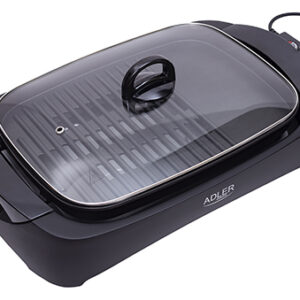 Grelhador El?trico c/ Tampa Vidro 3000W - ADLER