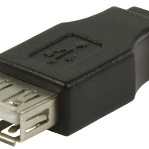 Adaptador USB A Femea - miniUSB B 5 Pinos Macho