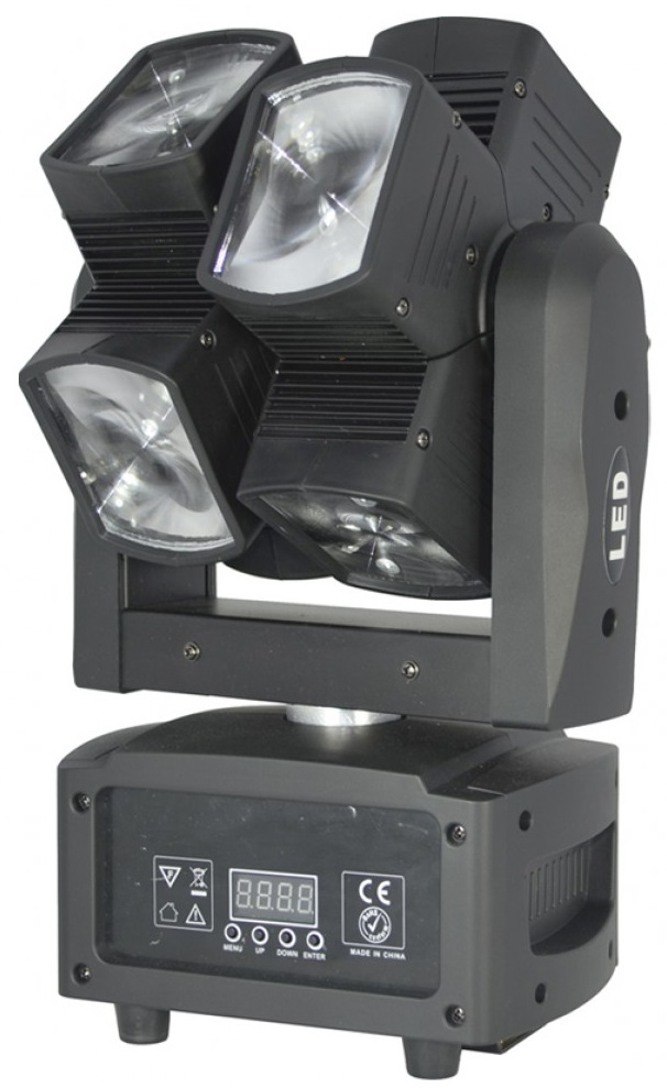 Moving Head (8 Cabeças) BEAM RGBW 96W LED DMX - ACOUSTIC CONTROL