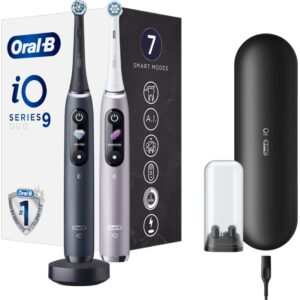Escova de Dentes El?trica IO Series 9 Duo (Preto/Rosa) - ORAL-B