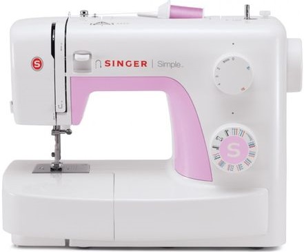 Máquina de Costura Simple 3223 (Branco/Rosa) - SINGER
