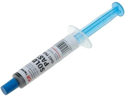 Solda em Pasta Sn62Pb36Ag2 em Seringa de 1,4ml/8g