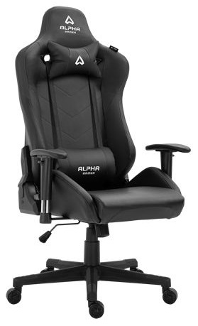 Cadeira Gaming Zeta (Preto) - ALPHA GAMER