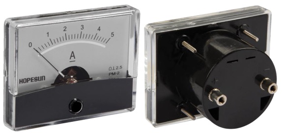 Amperimetro Painel 5A DC (60 x 47mm) - VELLEMAN