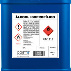 ?lcool Isoprop?lico (Isopropanol) p/ Limpeza - 25 Litros
