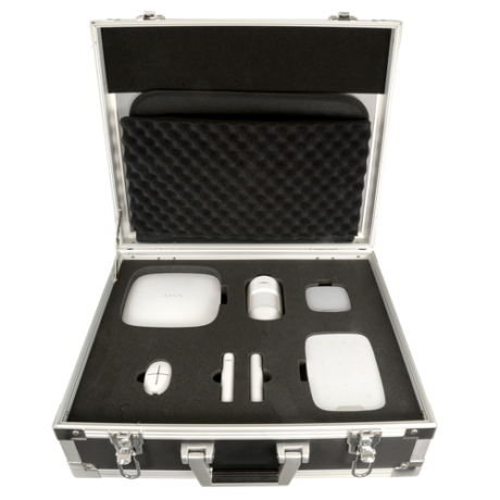 Estojo Kit Alarme Profissional AJ-DEMOCASE-W (Branco) - AJAX