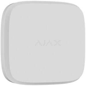 Detector de Fumo s/ Fios 868 MHz c/ Sensor de Temperatura e Sirene (Branco) - AJAX