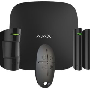 Kit Alarme Profissional s/ Fios GSM Anti-Intrusão (Preto) - AJAX